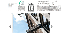 Desktop Screenshot of hotelixamsterdam.com
